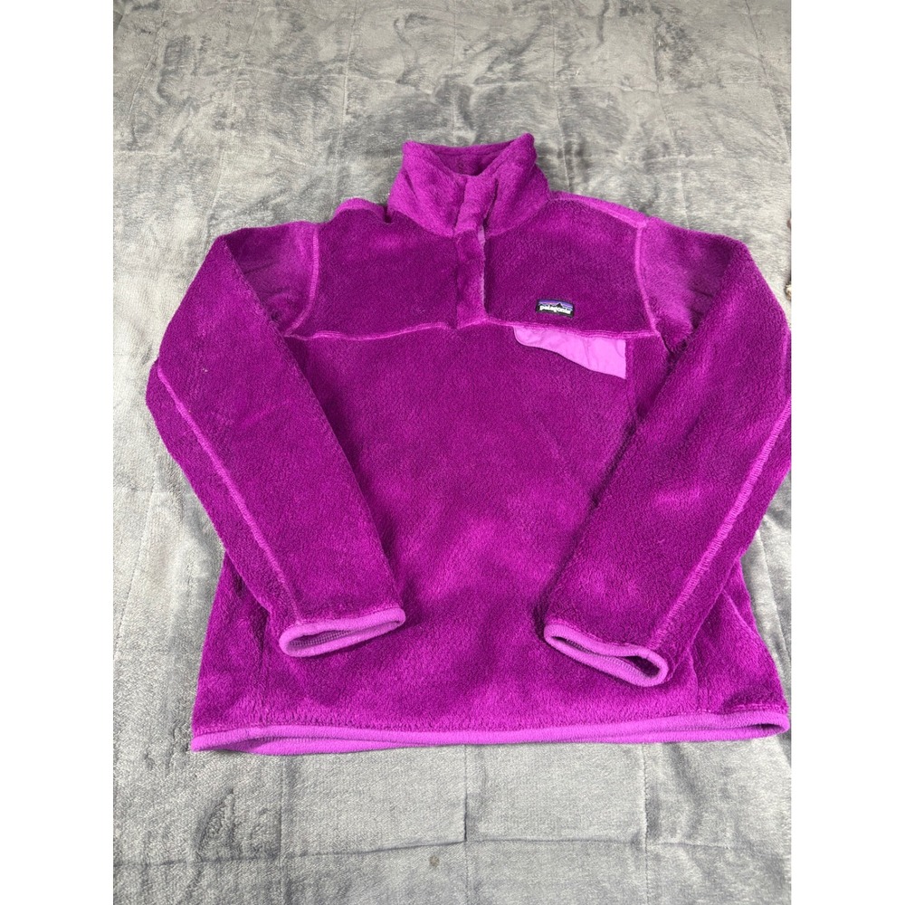 Patagonia Re-Tool Snap-T Fleece Pullover Womens Small Magenta Purple 25442FA13